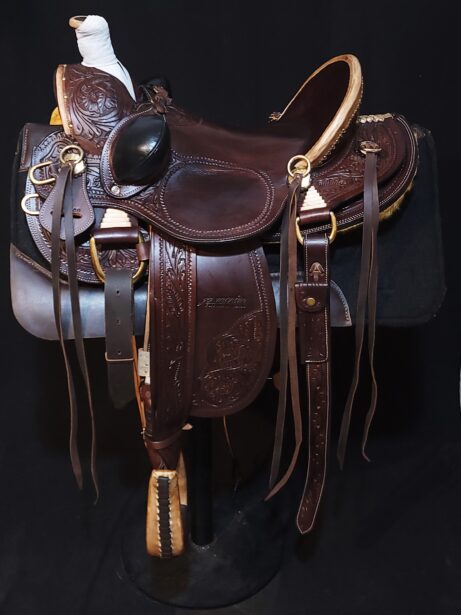 Old Timer Ranch Saddle + Saddlebags 1787 - Image 3