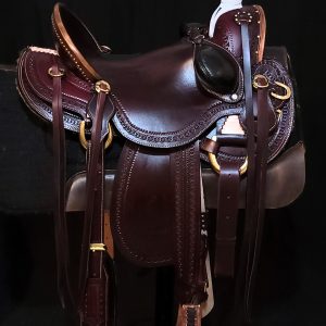 Old Timer Ranch Saddle with saddlebags -1779