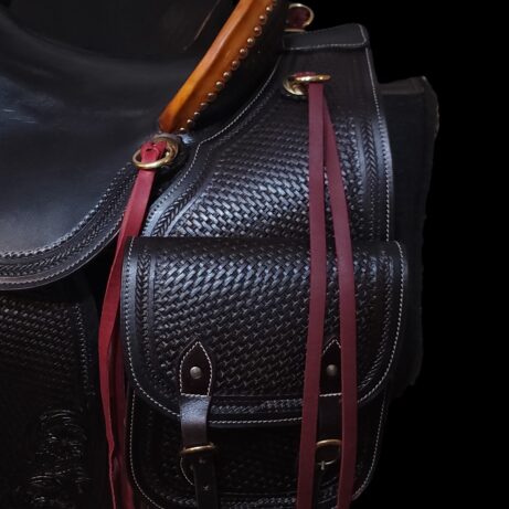 Old Timer Ranch Saddle + Saddlebags 1779 - Image 3