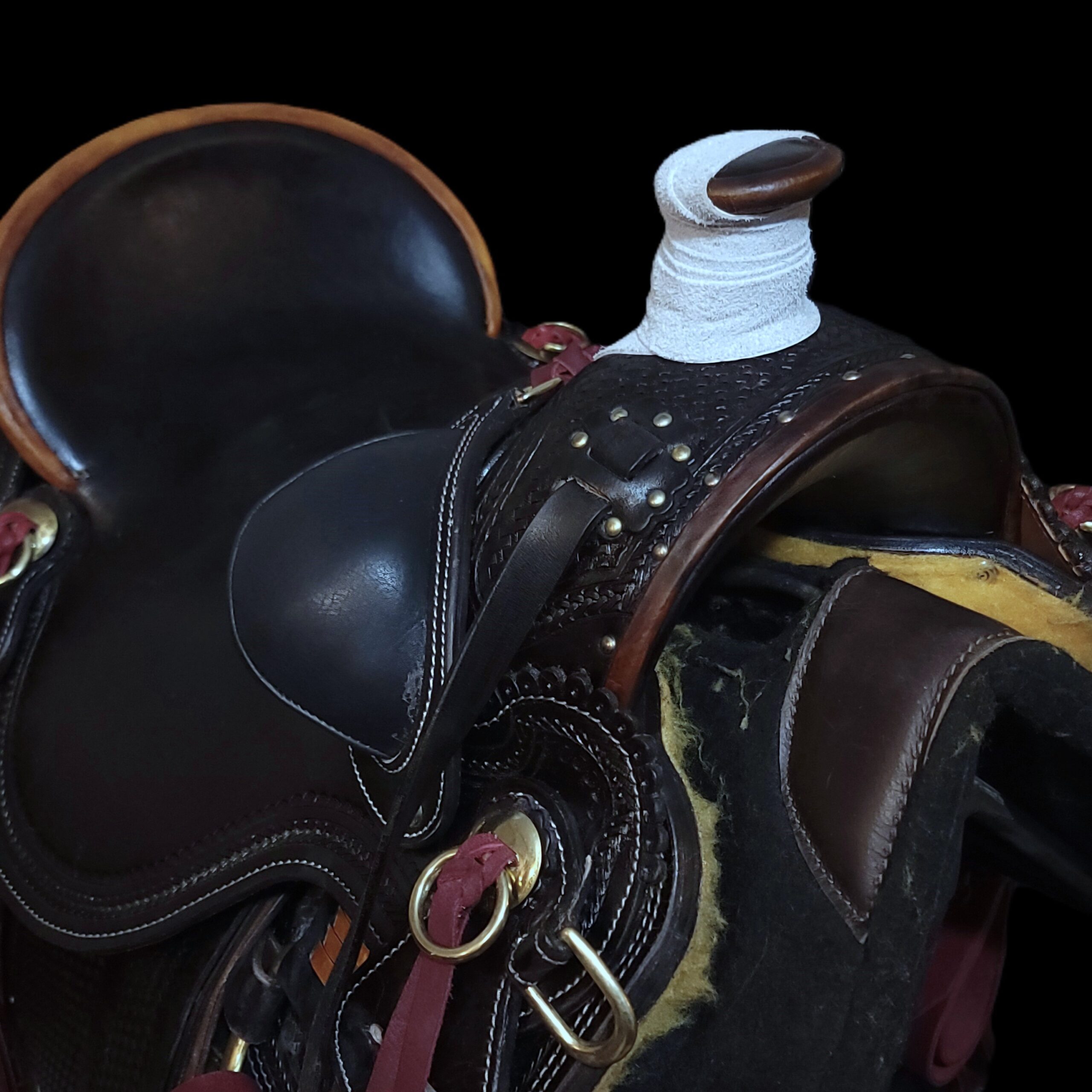 Old Timer Ranch Saddle with saddlebags -1779 - Image 3