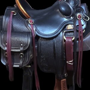 Old Timer Ranch Saddle with saddlebags -1779