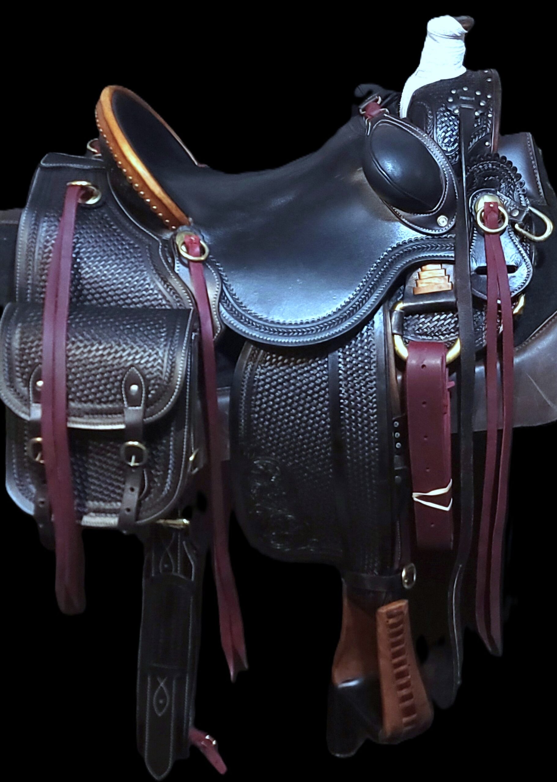 Old Timer Ranch Saddle with saddlebags -1779