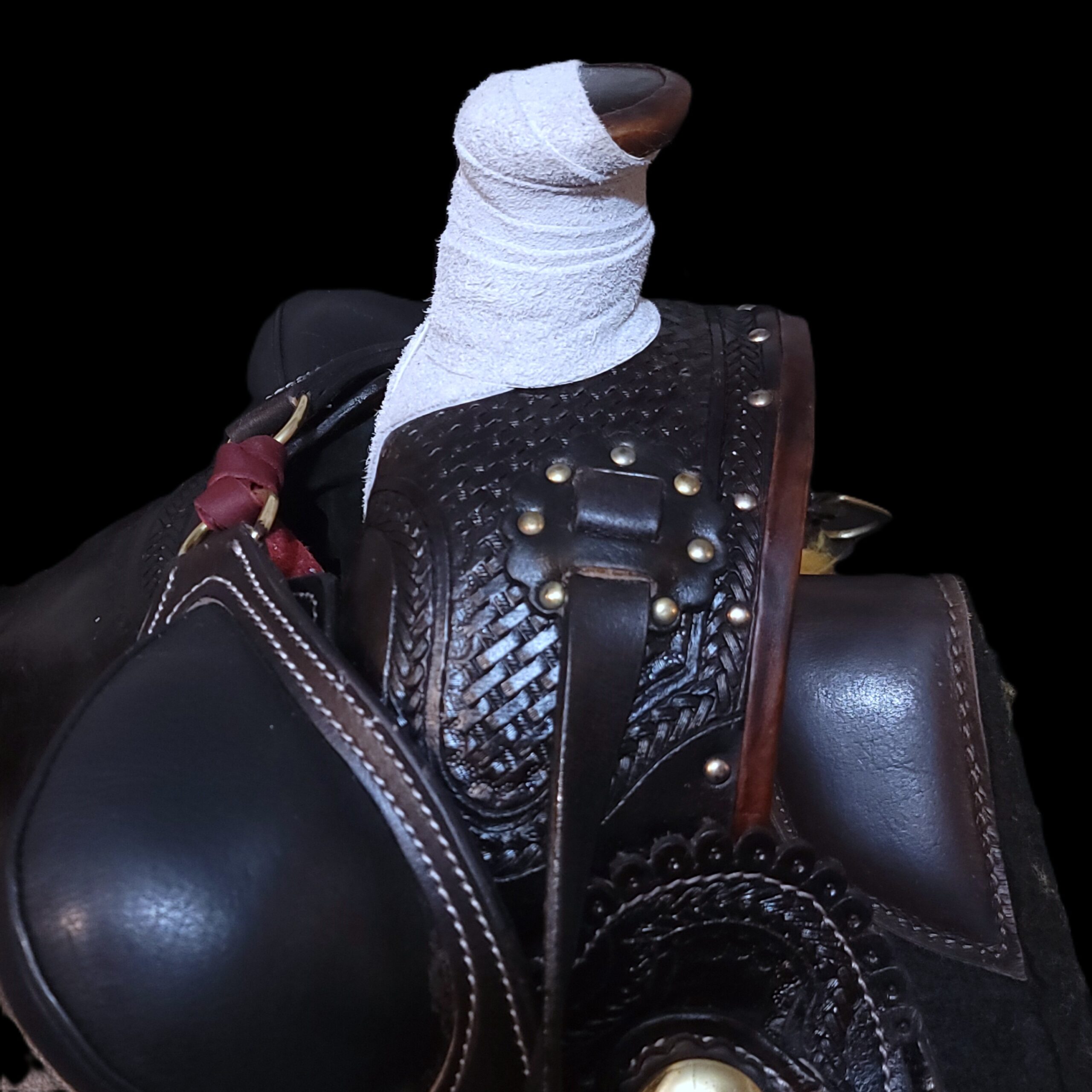 Old Timer Ranch Saddle with saddlebags -1779 - Image 4