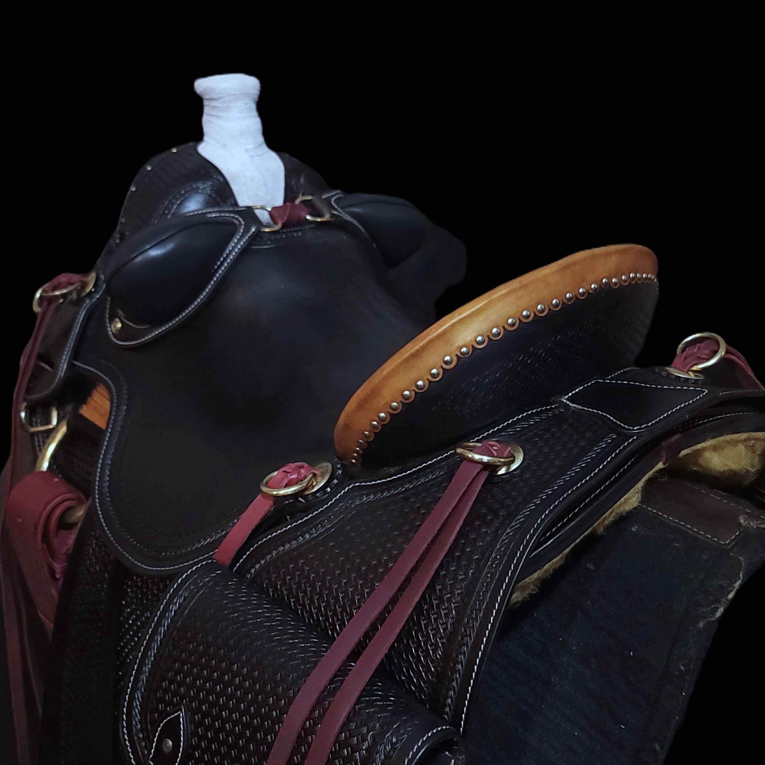 Old Timer Ranch Saddle with saddlebags -1779 - Image 5