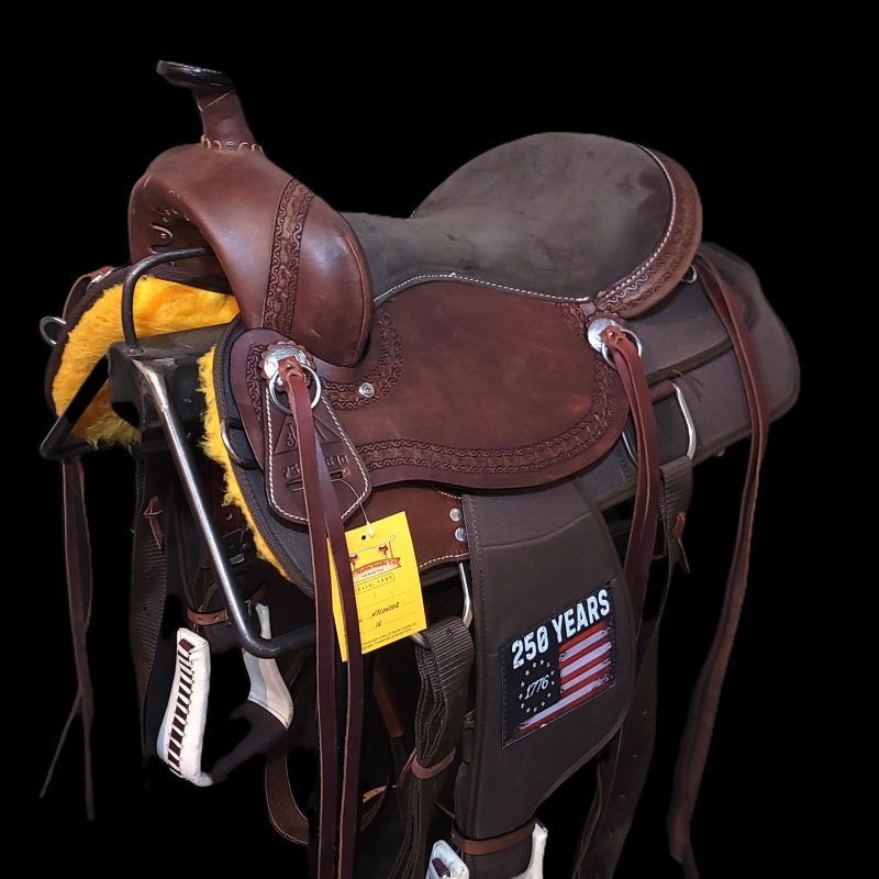 SALE Feather Light Trail Saddle - Celebrating 250 Years of Independance - Semiquincentennial