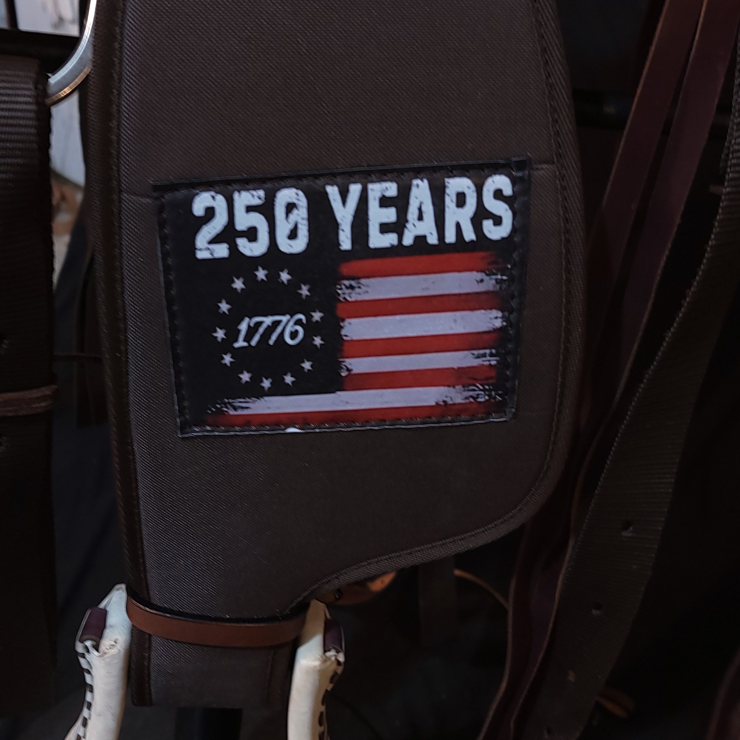 SALE Feather Light Trail Saddle - Celebrating 250 Years of Independance - Semiquincentennial - Image 3