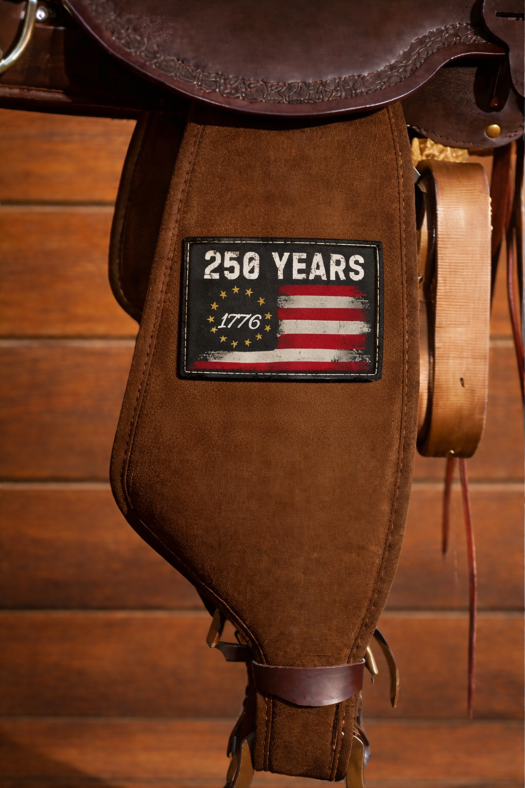 Feather Light Trail Saddle - Celebrating 250 Years of Independance - Semiquincentennial - Image 4