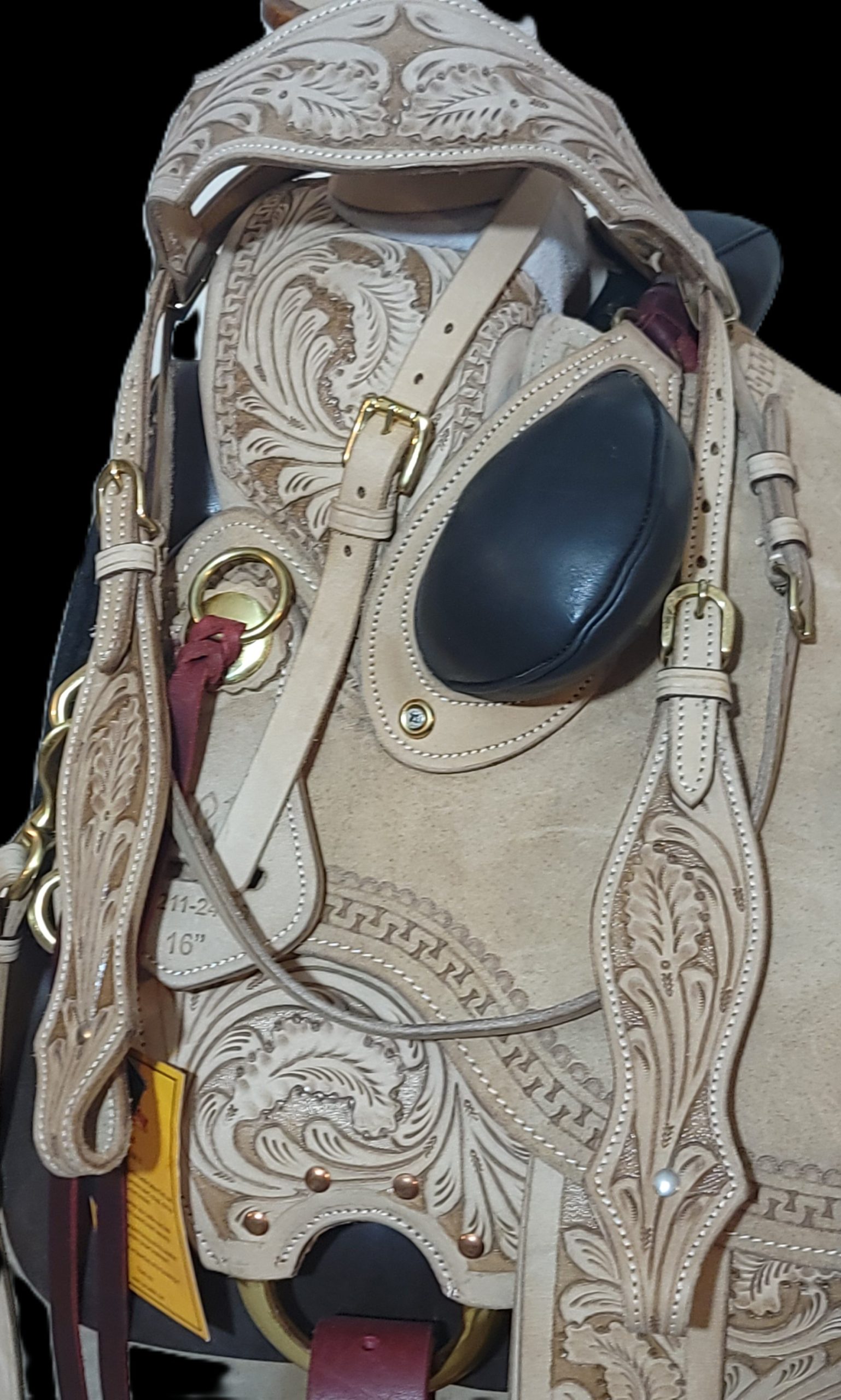 16" Wade With Saddlebags - Headstall - In Stock - Image 6