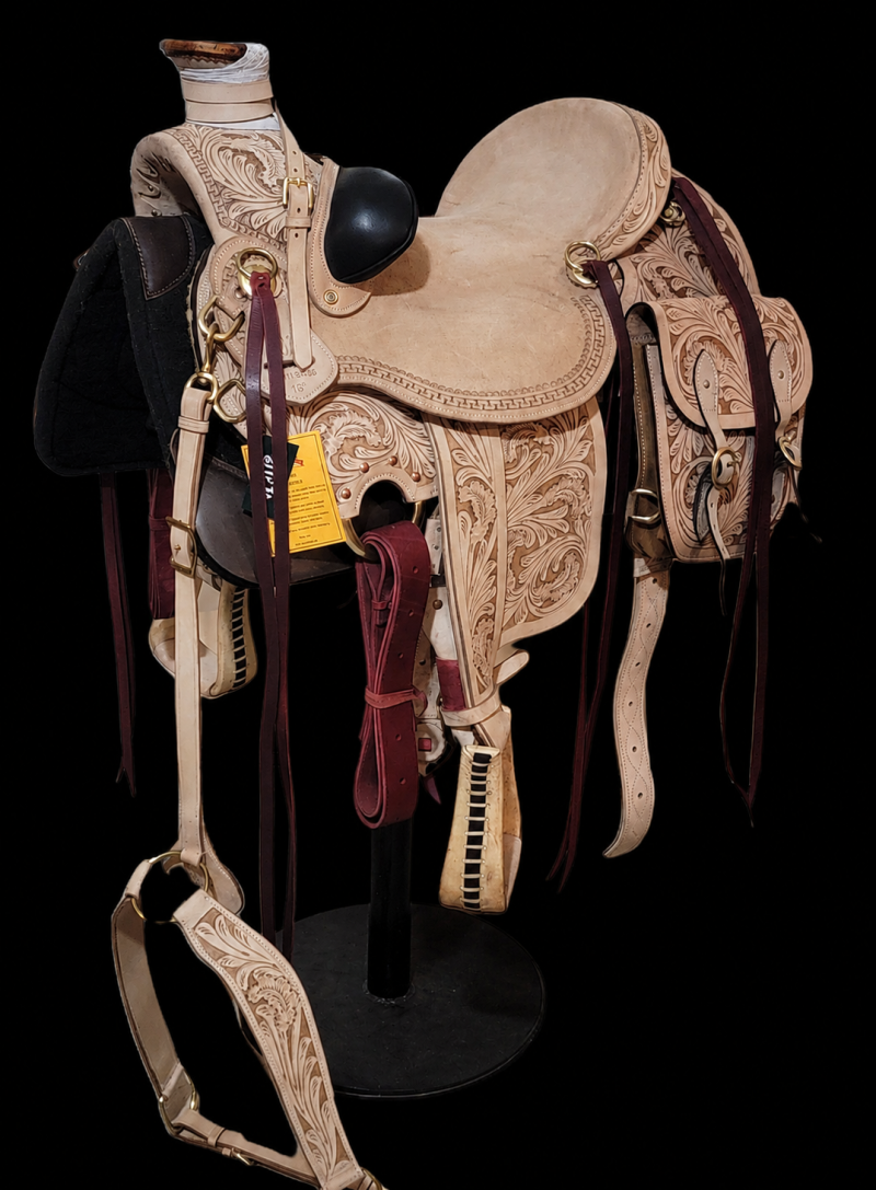 16" Wade With Saddlebags - Headstall - In Stock