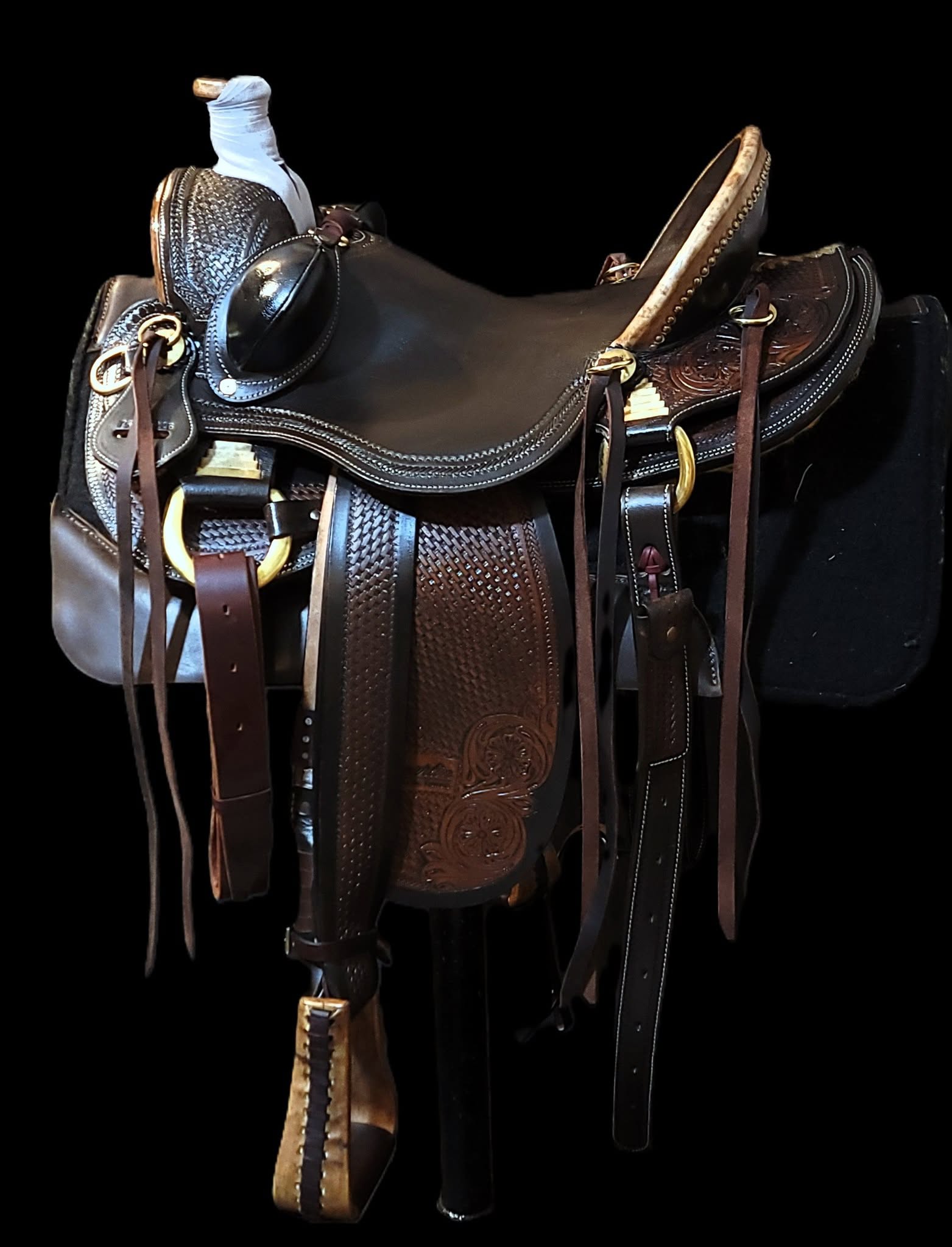 15 1/2" Old Timer Ranch Saddle - In stock - Image 4